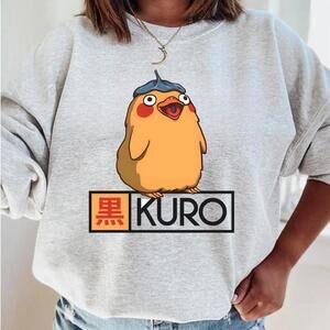 Spirited Away Kuro Anime Inspired Graphic Cozy Unisex Sweatshirt